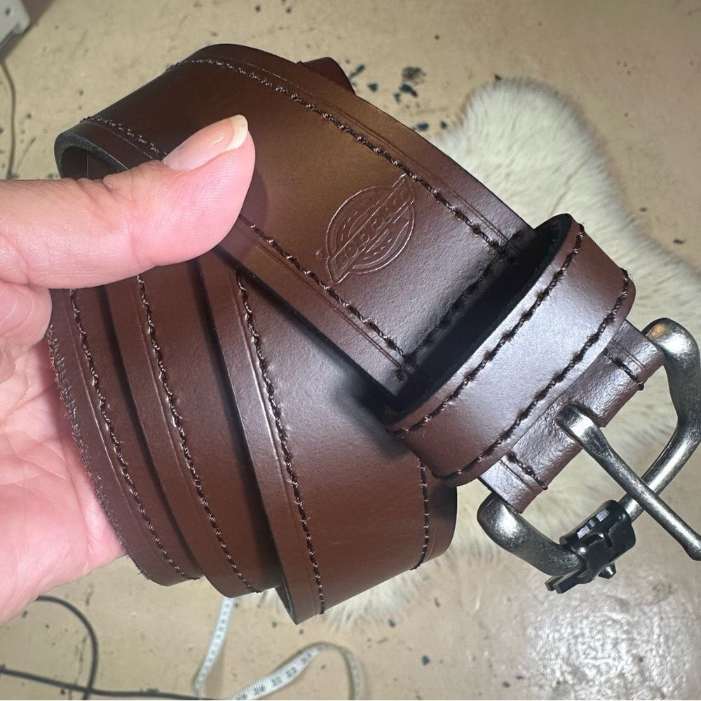 Dickies Brown Leather Belt NWOT